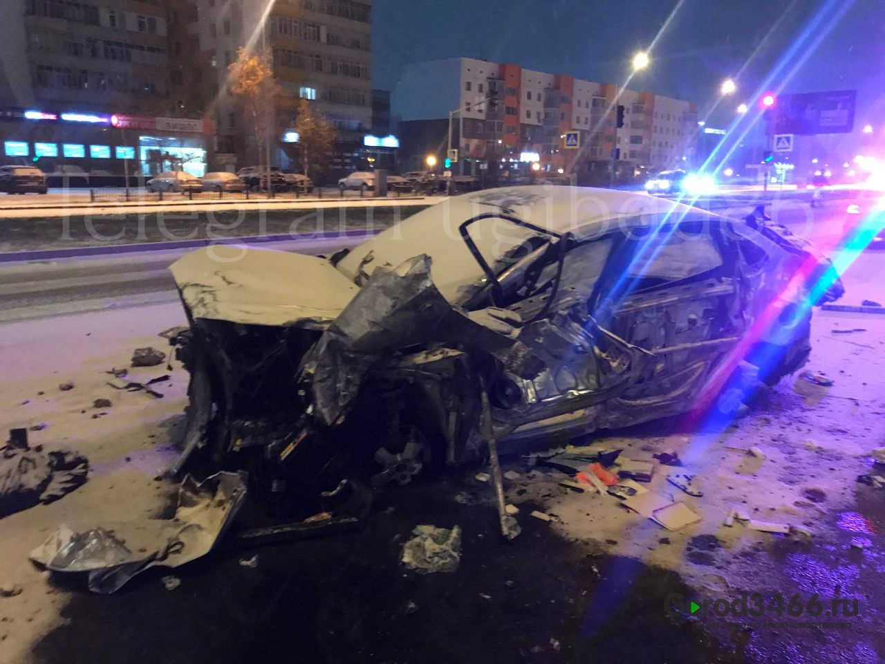 В массовом ДТП в Сургуте погиб водитель и пострадал пенсионер-пешеход