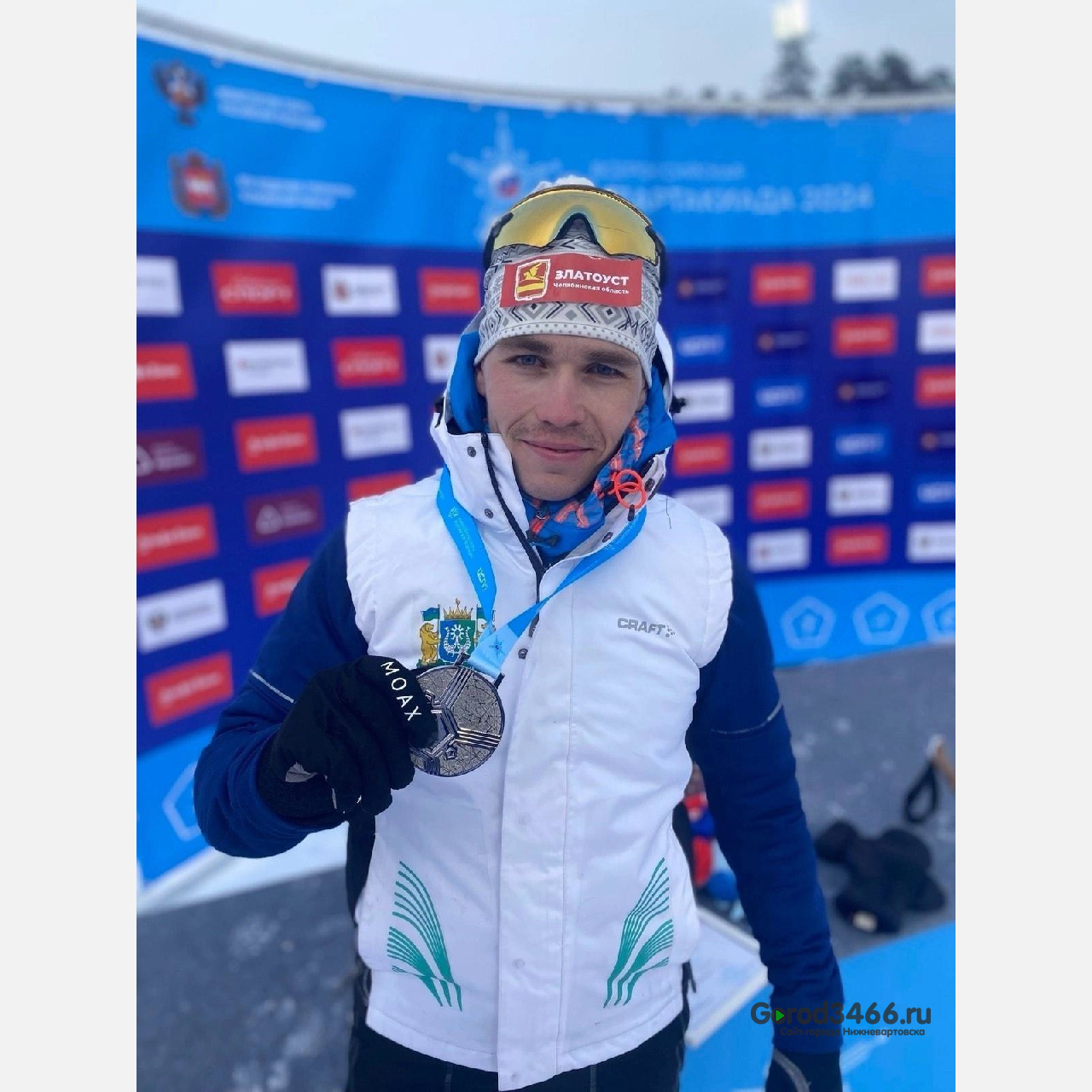 Биатлонист из Нижневартовска завоевал серебро на Всероссийской спартакиаде