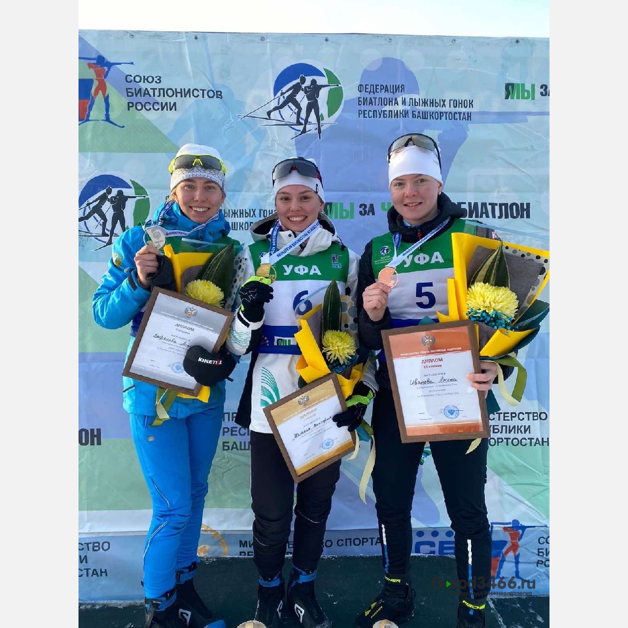 Югорчане завоевали три медали на чемпионате России по биатлону