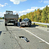 В Югре водитель выжил в тройном ДТП