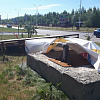 В Нижневартовске ликвидируют последствия ураганного ветра