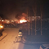 В центре Нижневартовска горит дом