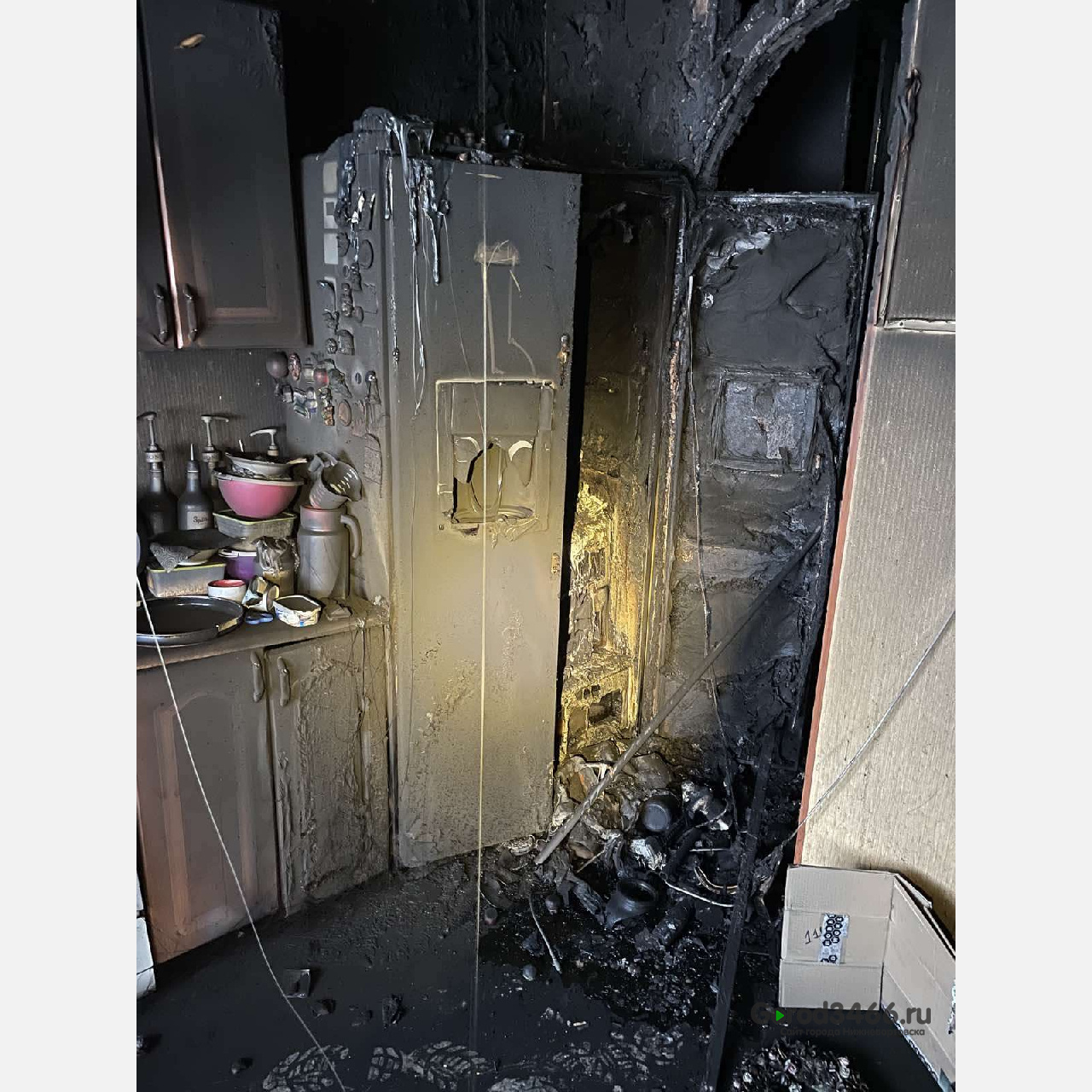 В Нижневартовске снова загорелась квартира