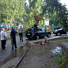 В Нижневартовске ликвидируют последствия ураганного ветра