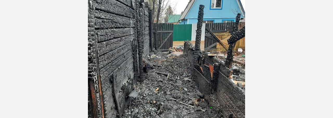 В Югре во время пожара заживо сгорел мужчина