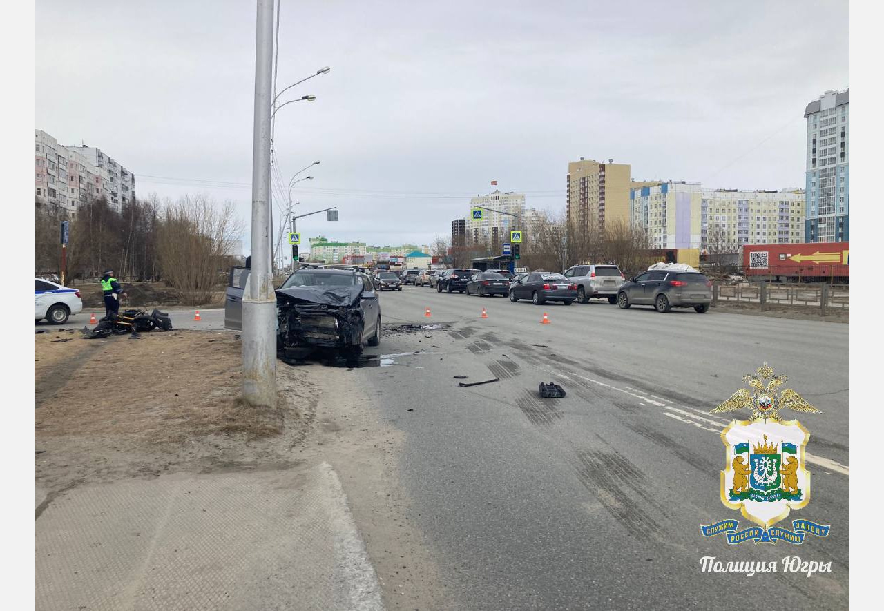 В Нижневартовске насмерть разбился мотоциклист