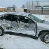 В Нижневартовске столкнулись легковушка и КАМАЗ