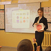 Ум + красота = победа. Финалистка всероссийского конкурса провела урок безопасности для первоклашек
