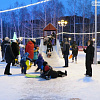 Новогодний городок на площади Нефтяников торжественно открыли
