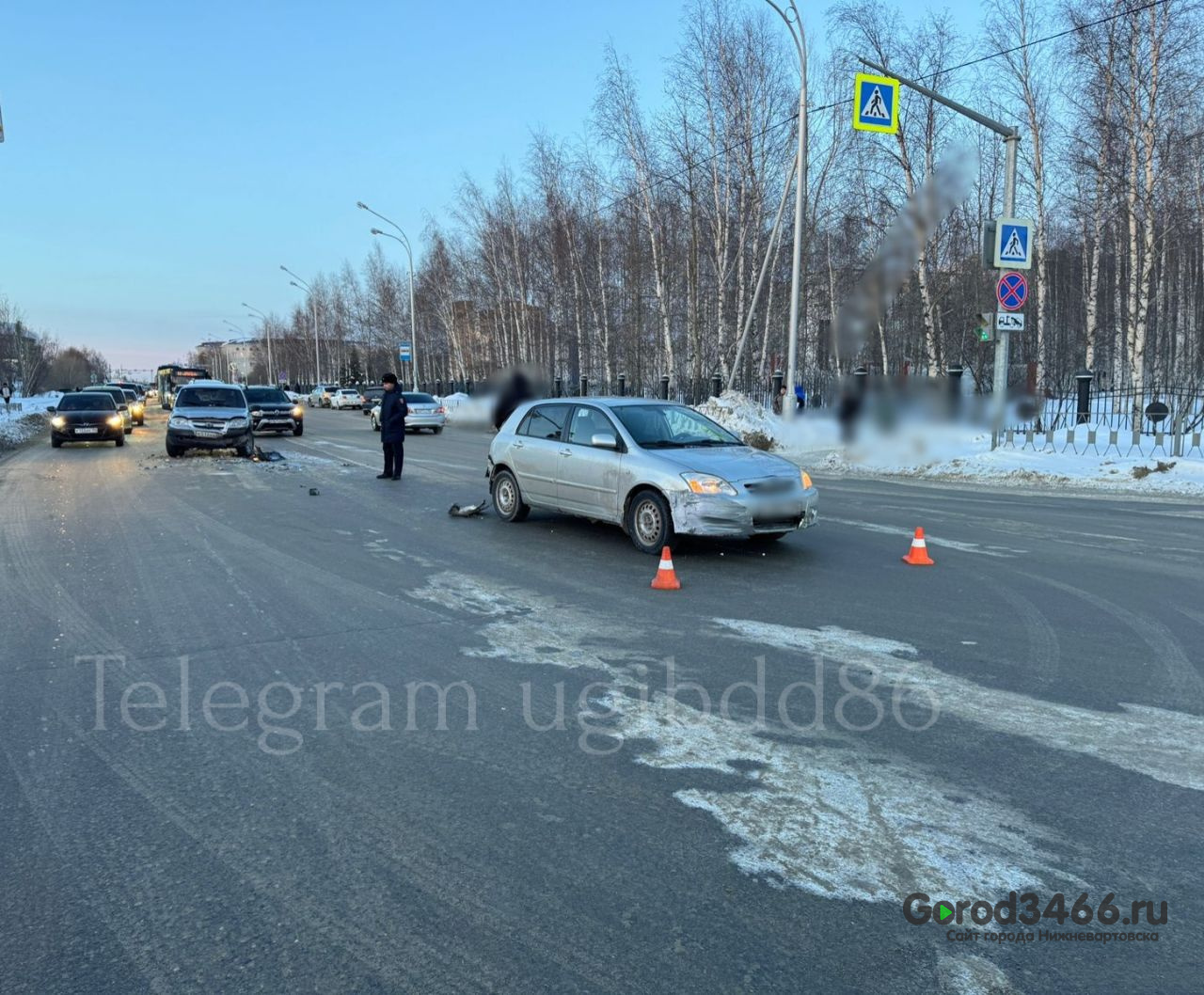 В Нижневартовске в аварии пострадала женщина