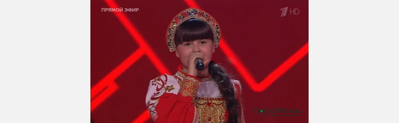 Юная сургутянка заняла второе место в шоу «Голос. Дети»